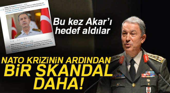 NATO skandalının ardından bir fotoğraf krizi daha! Bu kez Hulusi Akar'a...