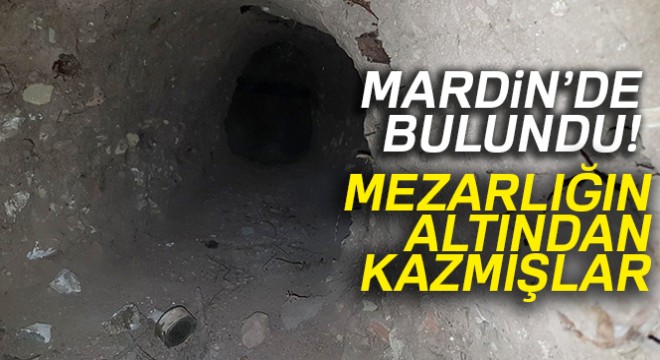 Nusaybin'de teröristlerin kullandığı tünel bulundu