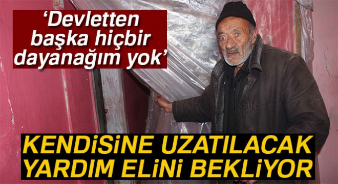 Oğlu askerde olan görme engelli vatandaş yetkililerden yardım bekliyor