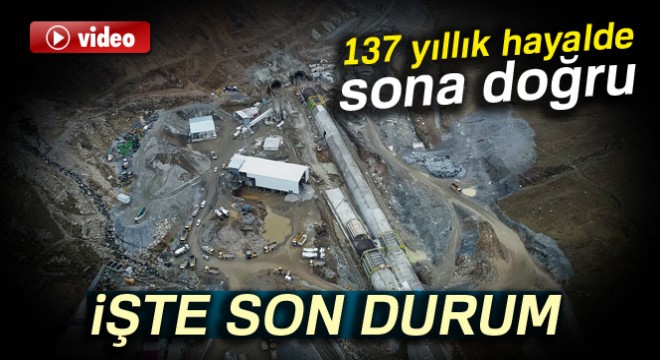 Ovit Tüneli'nde tek tüpten geçişlerin yıl sonunda başlaması bekleniyor