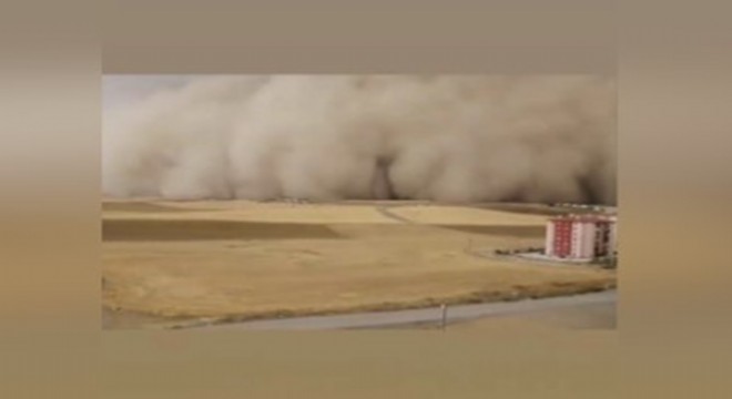 Polatlı'da kum fırtınası