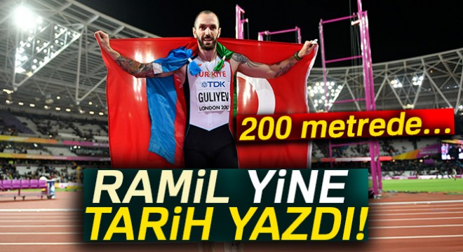 Ramil Guliyev yine zirvede