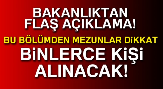 Sağlık Bakanlığı 12 bin 500 personel alacak