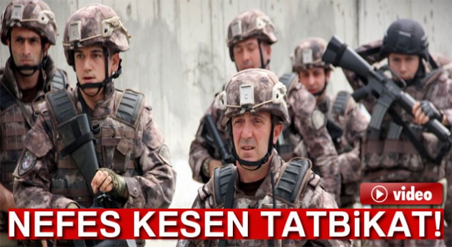 Samsun Cezaevinde nefes kesen tatbikat