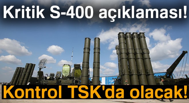 Savunma Sanayii Müsteşarlığından S-400 açıklaması