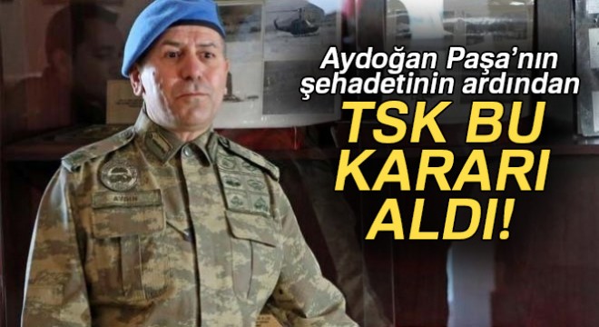 Şehit Tümgeneral Aydoğan Aydın'ın adı, kendi yönettiği operasyona verildi