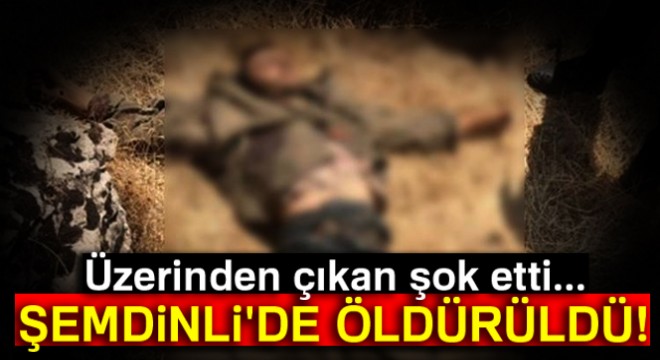 Şemdinli'de 1 PKK'lı terörist etkisiz hale getirildi