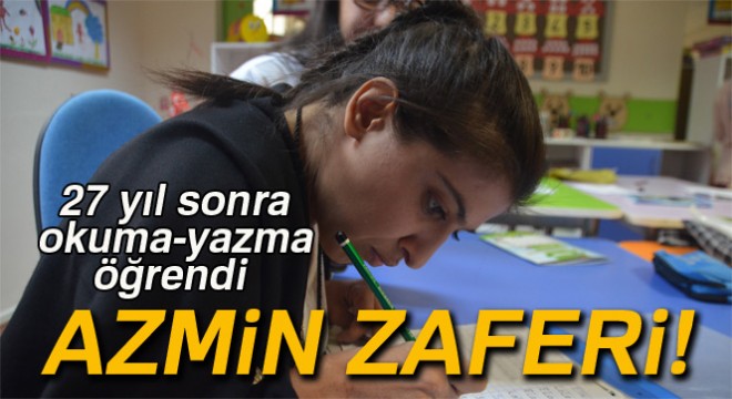 Serebral palsi hastası genç 27 yıl sonra okuma yazma öğrendi