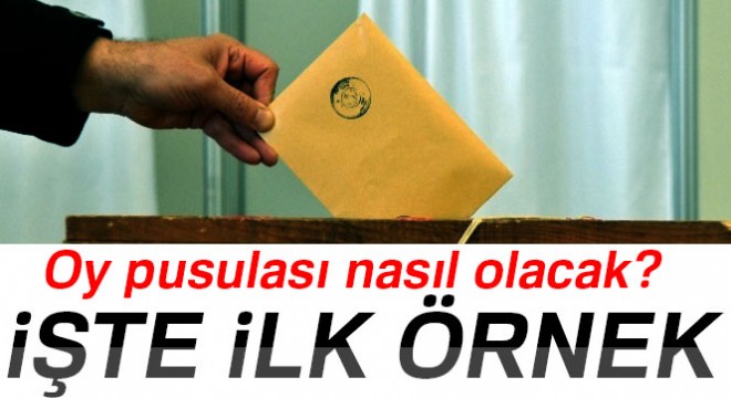 Son dakika: 2019 Cumhur İttifakı oy pusulası belli oldu  2019 oy pusulası nasıl olacak? İşte ilk örnek...