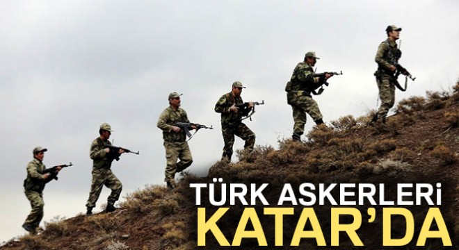 Son dakika haberleri! TSK: 23 Türk askeri ile 5 zırhlı araç Katar'a giriş yaptı