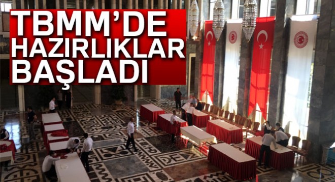 TBMM'de yeni dönem hazırlıkları başladı