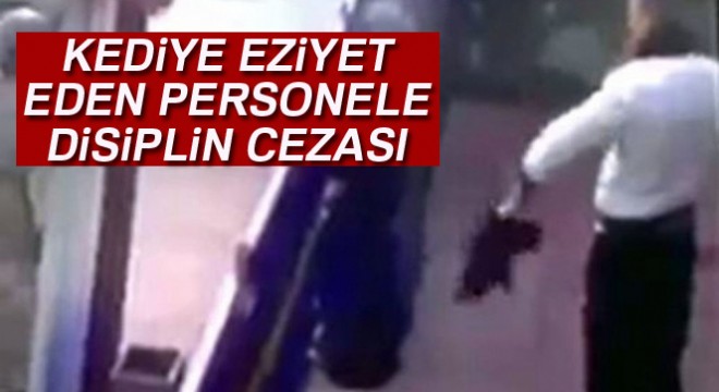 TSK: 'Kediye eziyet eden personele disiplin cezası verildi'
