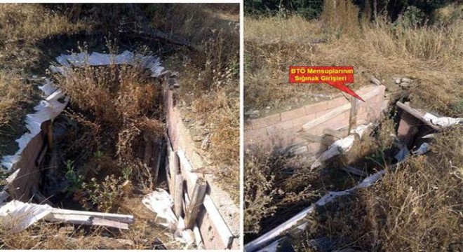 Terör örgütü PKK'ya ait 3 katlı sığınak bulundu