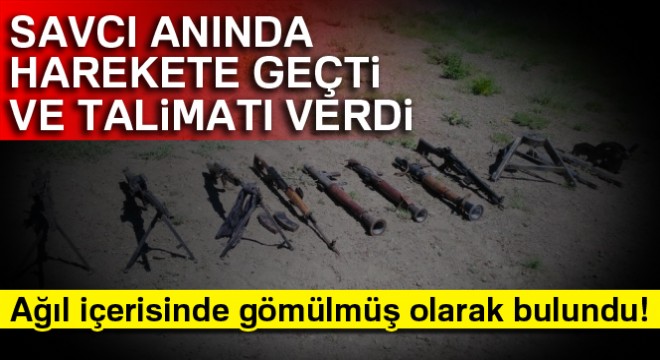 Terör örgütüne bir darbe daha! Ağılda bulundu