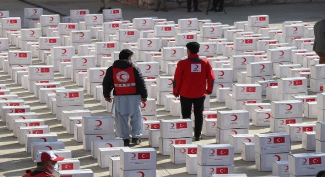 Türk Kızılay'dan Afganistan'daki iç göçmenlere destek