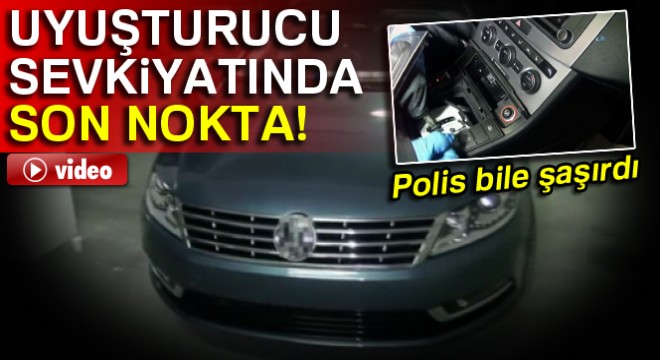 Uyuşturucu sevkiyatında son nokta