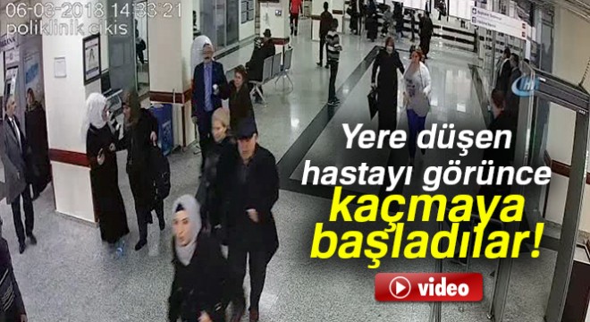 Yere düşen hastayı canlı bomba sandılar