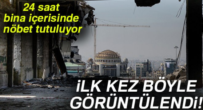 Yıkımı devam eden AKM ilk kez içeriden görüntülendi